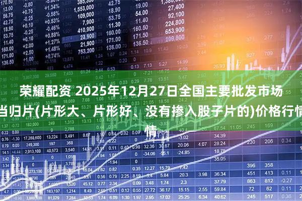荣耀配资 2025年12月27日全国主要批发市场当归片(片形大、片形好、没有掺入股子片的)价格行情